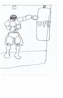 Boxeador UFC estilo...