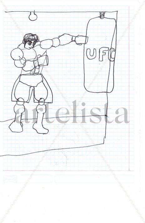 Boxeador UFC estilo...
