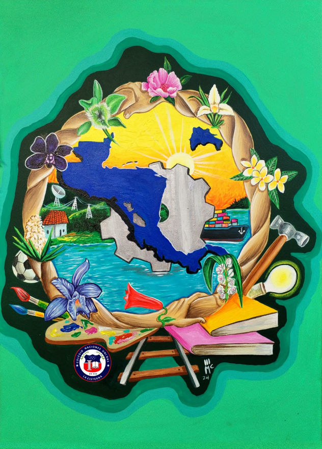 Mural integracion SICA, Protempore. Chile