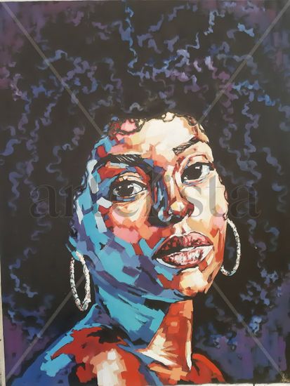 My Havana 1 Acrylic Canvas Portrait