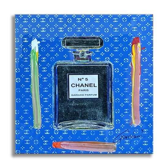 Chanel Bleu Acrílico Lienzo Otros