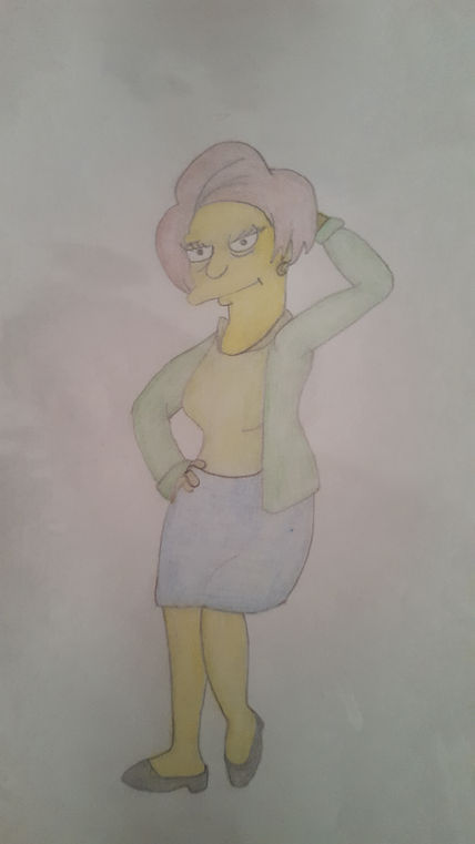 Edna posando