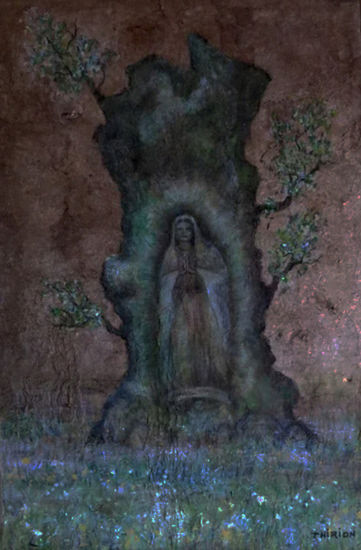 La Alegoría de América Acrylic Paper Figure Painting