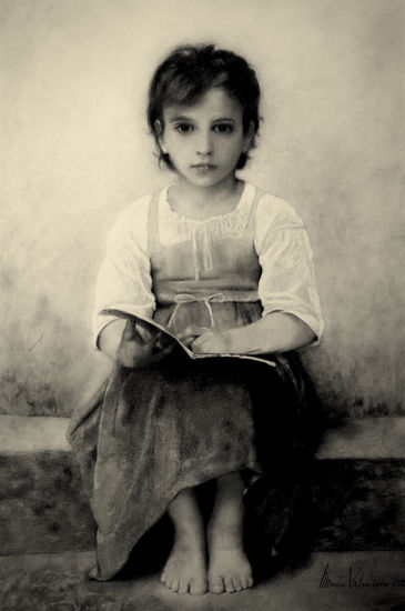 Bouguereau. Lápiz