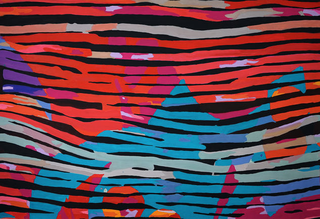 Horizontes de color Gouache Paper Landscaping