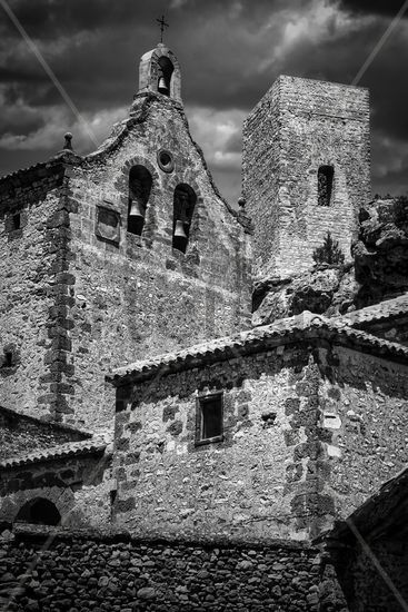 cubismo medieval Travel Black and White (Digital)