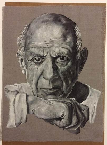 Pablo Ruiz Picasso Acrílico Tela Retrato