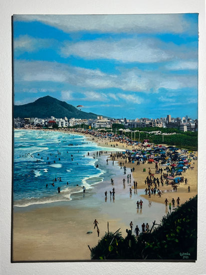 Praia dos Ingleses Oil Canvas Landscaping