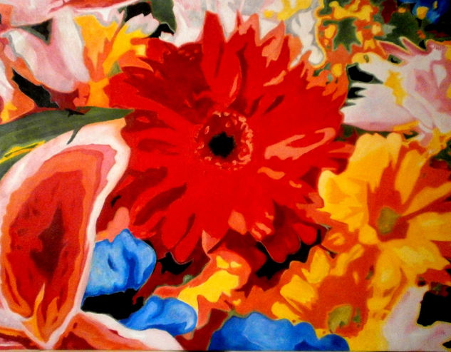 RAMILLETE Oil Canvas Floral Painting