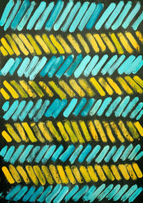 Ritmo azul y amarillo