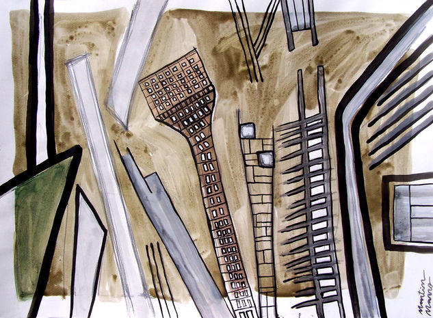 Torre Velasca Sulle Margini Mixed Media