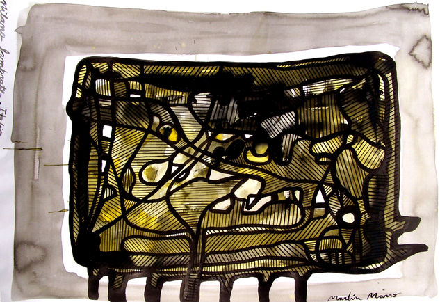 l'inquinamento del giallo milano Mixed Media