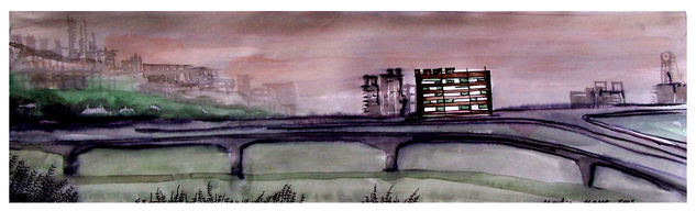 I nostri ricordi in via olgettina 12 Watercolour Paper Landscaping