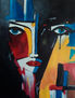 Rostro abstracto en...