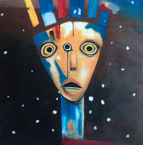 Rostro tribal con...