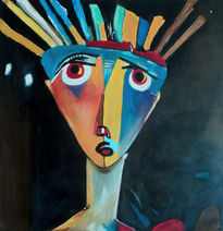 Retrato tribal con...