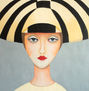 Mujer con sombrero...