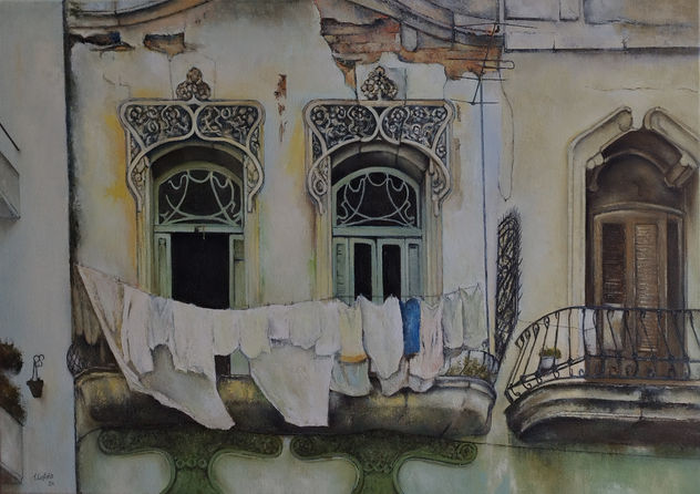 Ropa tendida- Habana vieja