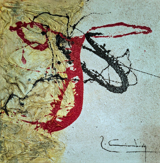 " Conmoción " (2023): Mixed media Canvas Others