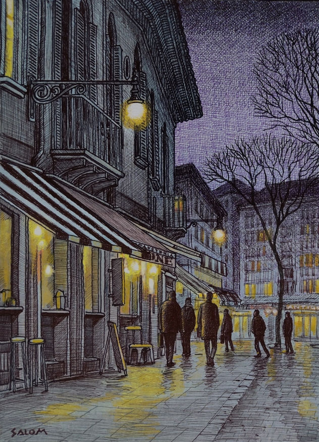 Dibujo original del artista (19x27cm)