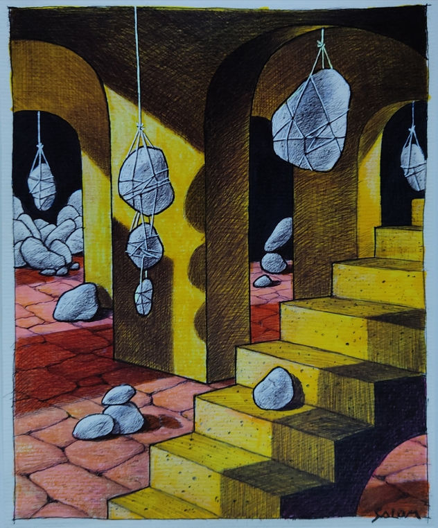 Abstraccion Dibujo original del artista 382024