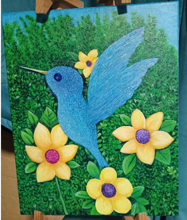 Colibri Acrylic Canvas Animals