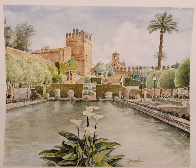 Murallas de  Cordoba Watercolour Paper Landscaping