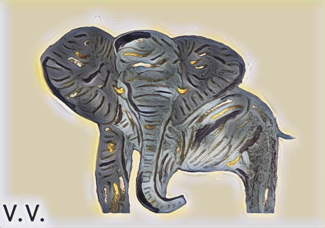 Elefante Oil Paper Animals