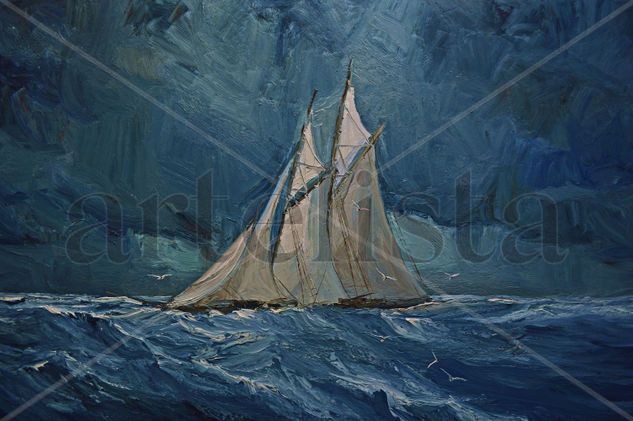 Sea Oil Canvas Marine Painting