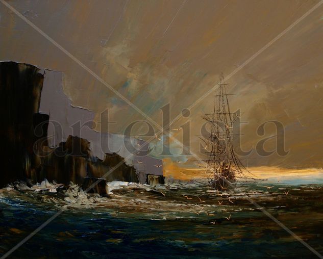 Sea Oil Canvas Marine Painting