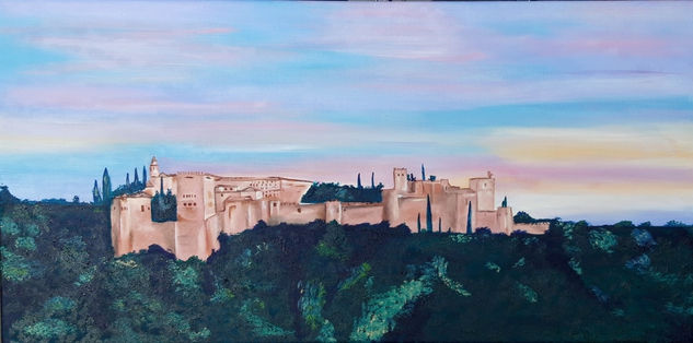 Alhambra Oil Canvas Landscaping