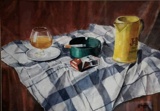 MOMENTO Watercolour Paper Still Life Paintings