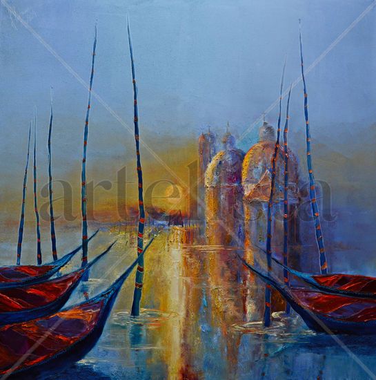 Venice Oil Canvas Landscaping