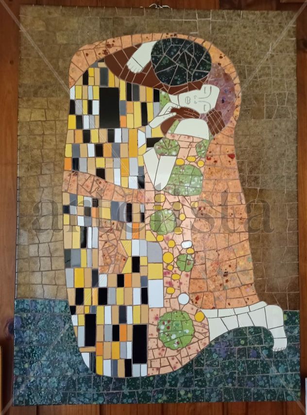 Reproducción de El beso de Gustav Klimt