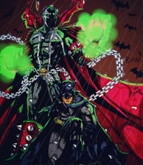 Spawn & batman