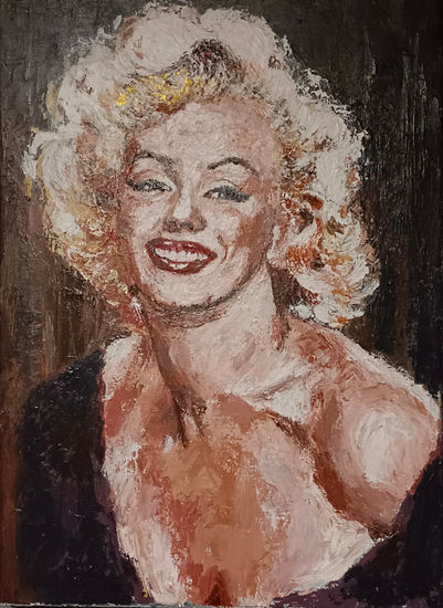 Marylin Acrylic Canvas Portrait