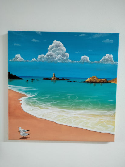 Cala Pregonda Menorca Acrylic Canvas Landscaping