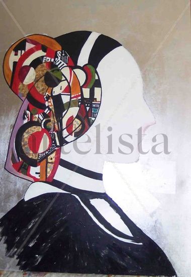 dama.Copia Oil Canvas Portrait