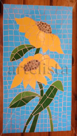 Mosaico de girasoles 