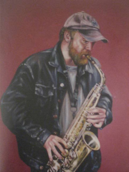 Musico saxofonista