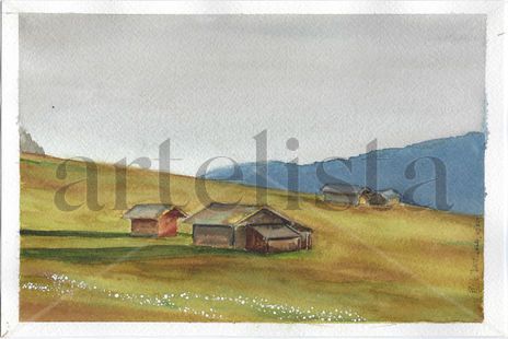 Acuarela de paisaje...