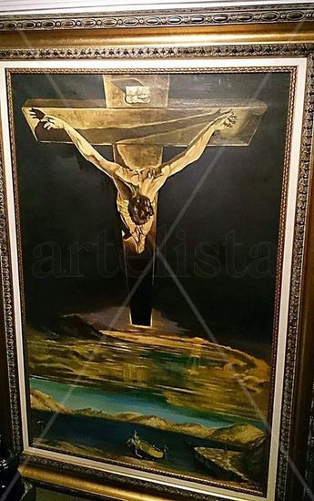 Cristo de Dali Oil Canvas Others