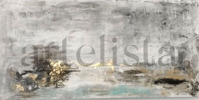 Equilibrio Media Mixta Lienzo Paisaje