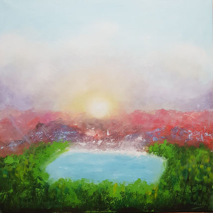 Atardecer luminoso