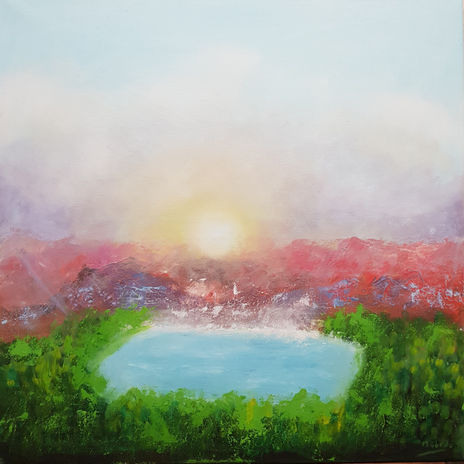 Atardecer luminoso