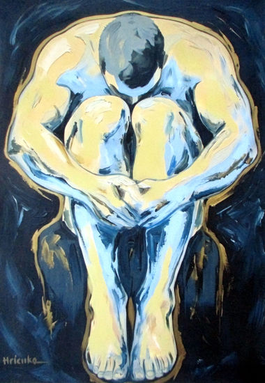 "Hidden Depths" Acrílico Lienzo Figura