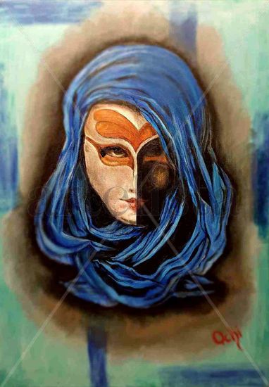 Who Are You? Oil Canvas Portrait