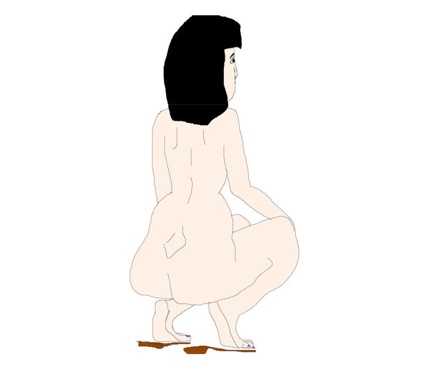 desnuda zapatos