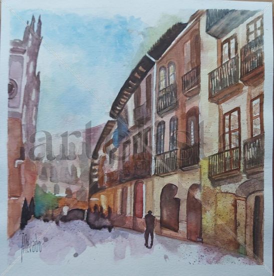 Pueblos y ciudades III Watercolour Paper Landscaping