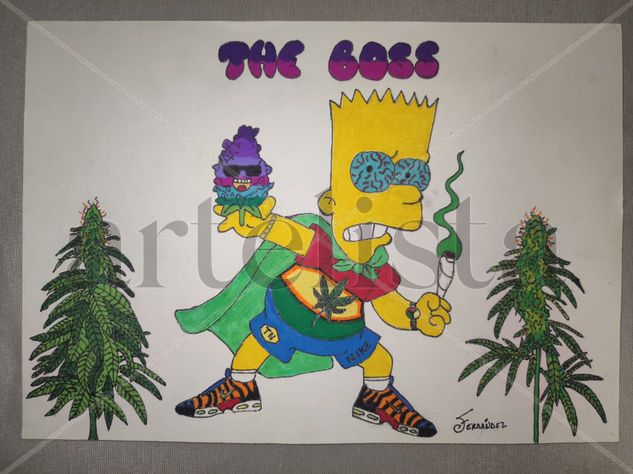 SUPER BART SIMPSON Rotulador